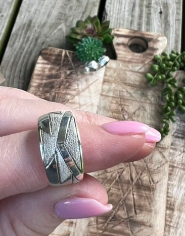 Aztec Etched Ring